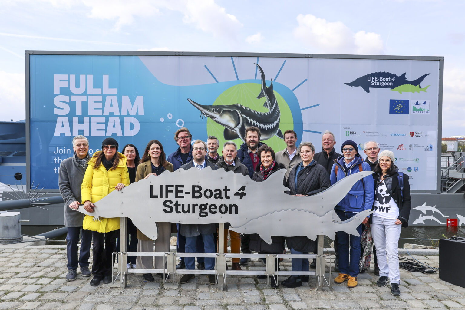 Projektteam LIFE-Boat4Sturgeon
